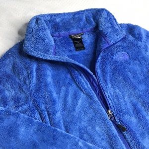 blue north face osito fleece jacket